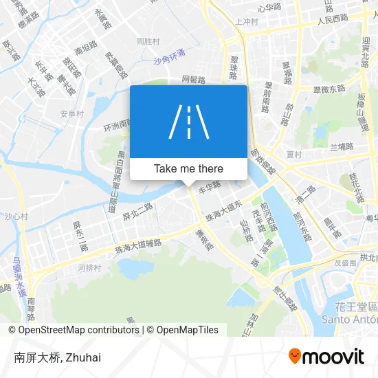 南屏大桥 map