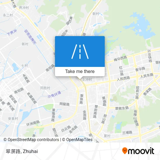 翠屏路 map