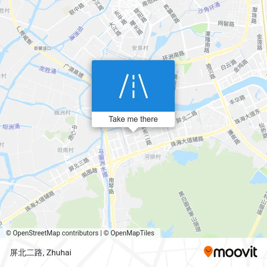屏北二路 map