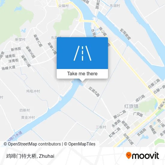 鸡啼门特大桥 map