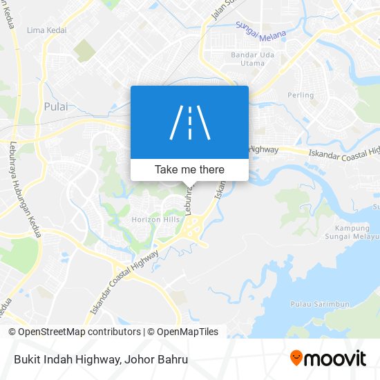 Bukit Indah Highway map