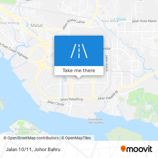 Jalan 10/11 map