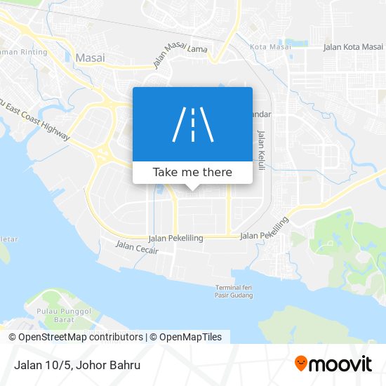 Jalan 10/5 map