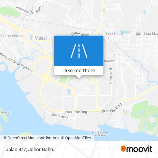 Jalan 8/7 map