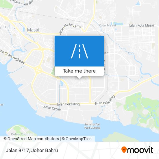 Jalan 9/17 map