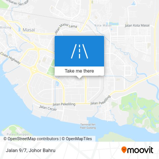 Jalan 9/7 map