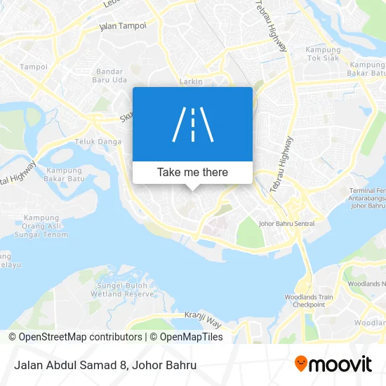 Jalan Abdul Samad 8 map