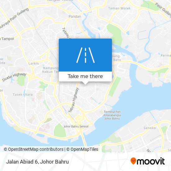 Jalan Abiad 6 map