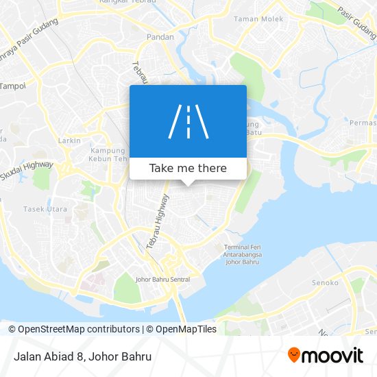 Jalan Abiad 8 map