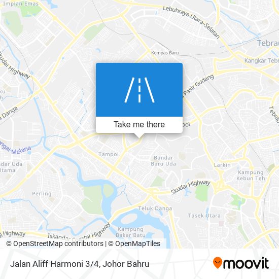 Jalan Aliff Harmoni 3/4 map