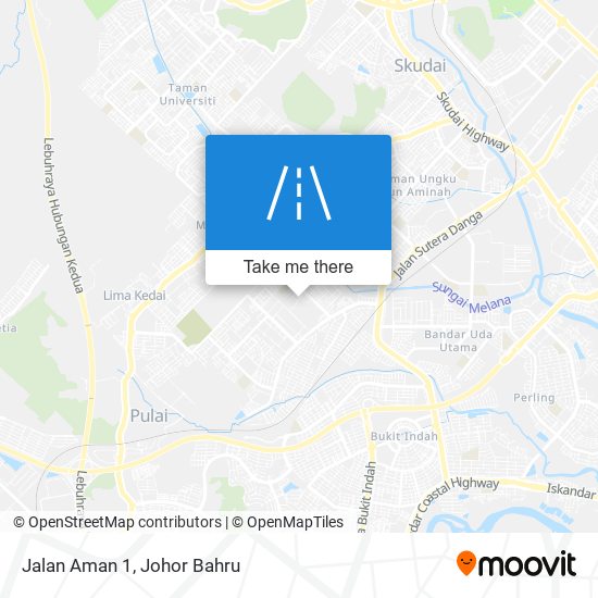 Jalan Aman 1 map