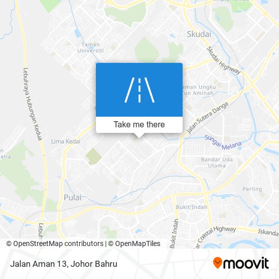 Jalan Aman 13 map