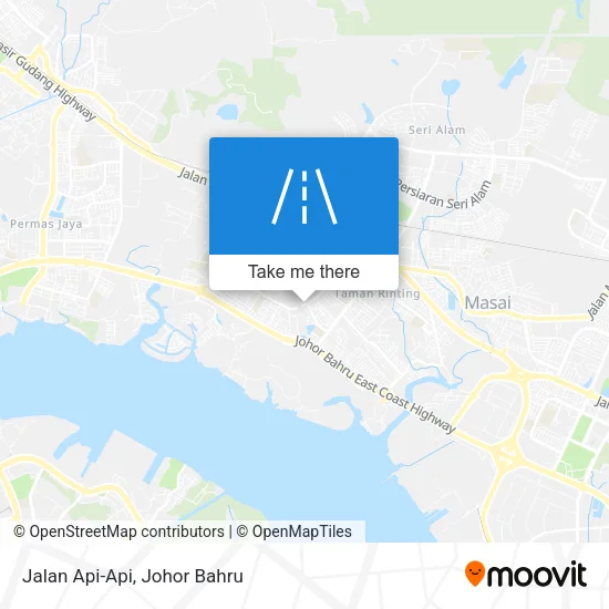 Jalan Api-Api map
