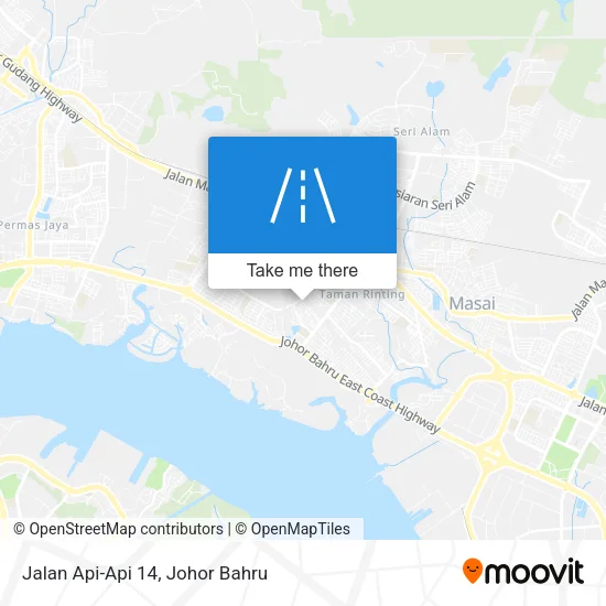 Jalan Api-Api 14 map