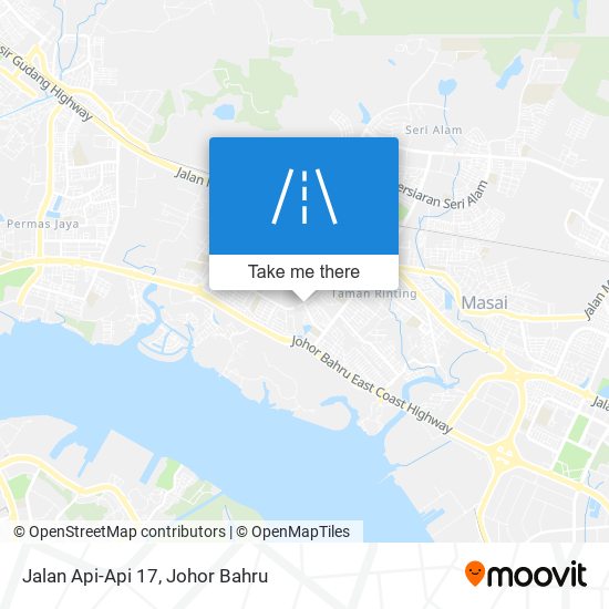 Jalan Api-Api 17 map