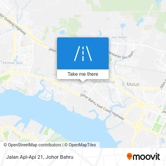Jalan Api-Api 21 map