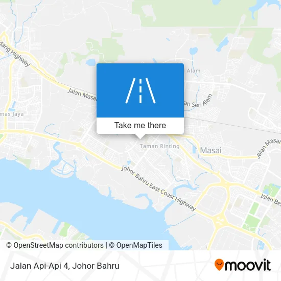 Jalan Api-Api 4 map
