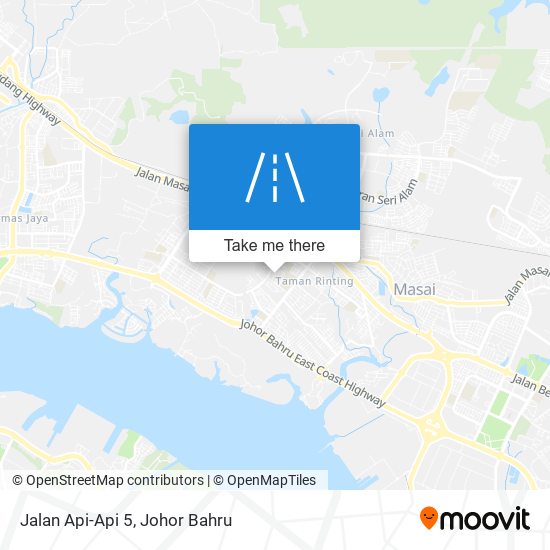 Jalan Api-Api 5 map