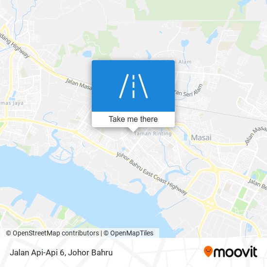 Jalan Api-Api 6 map