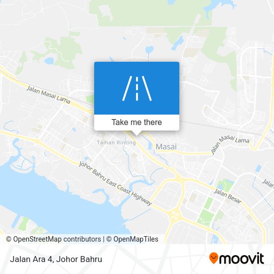 Jalan Ara 4 map