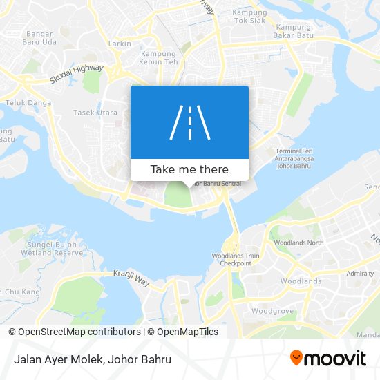 Jalan Ayer Molek map