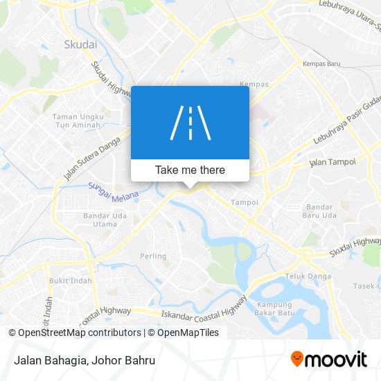 Jalan Bahagia map