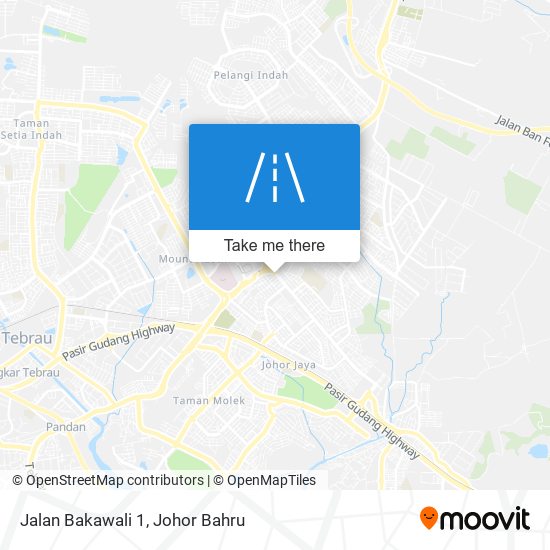 Jalan Bakawali 1 map