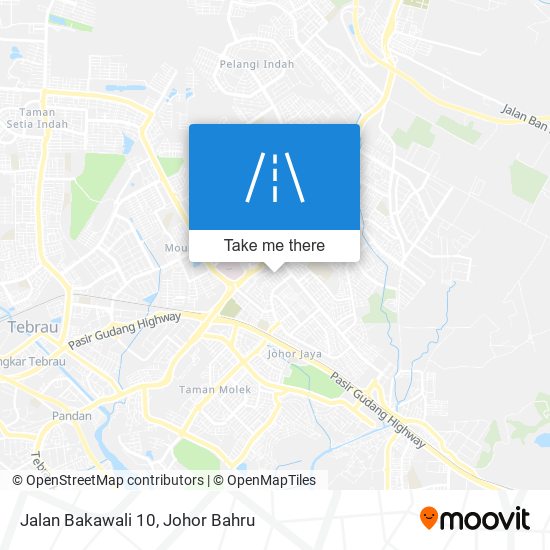 Jalan Bakawali 10 map