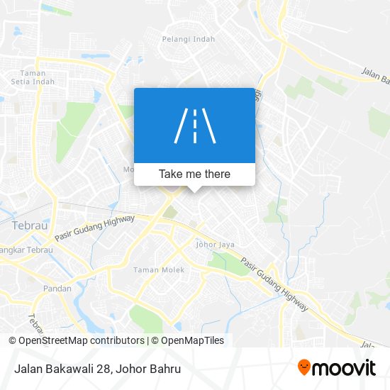 Jalan Bakawali 28 map