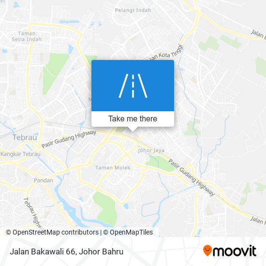 Jalan Bakawali 66 map