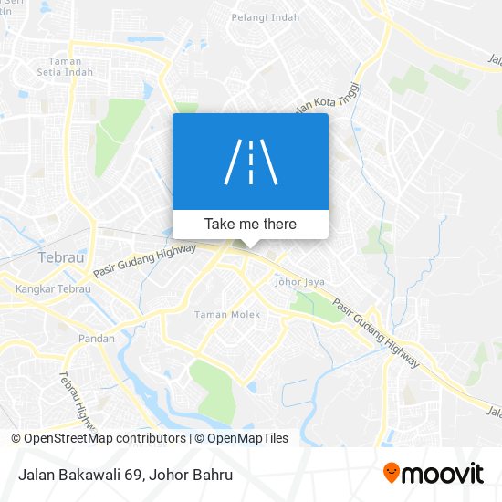 Jalan Bakawali 69 map