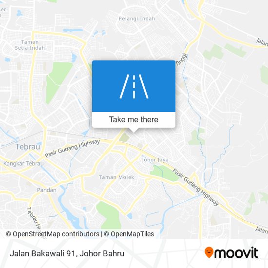 Jalan Bakawali 91 map