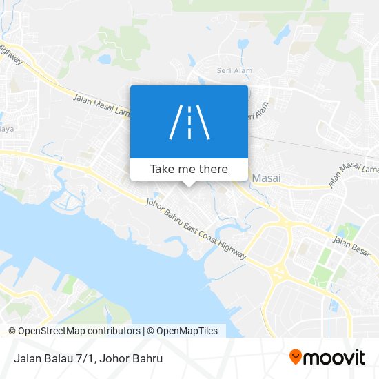 Jalan Balau 7/1 map