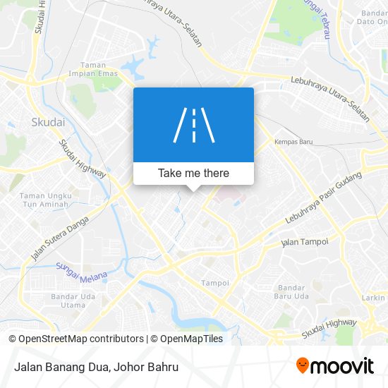 Jalan Banang Dua map