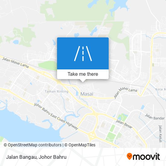 Jalan Bangau map