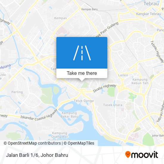 Jalan Barli 1/6 map