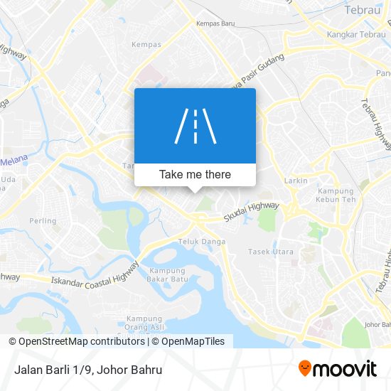 Jalan Barli 1/9 map