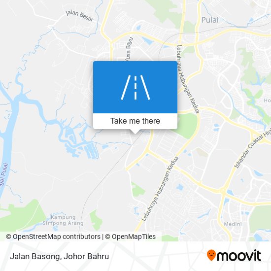 Jalan Basong map