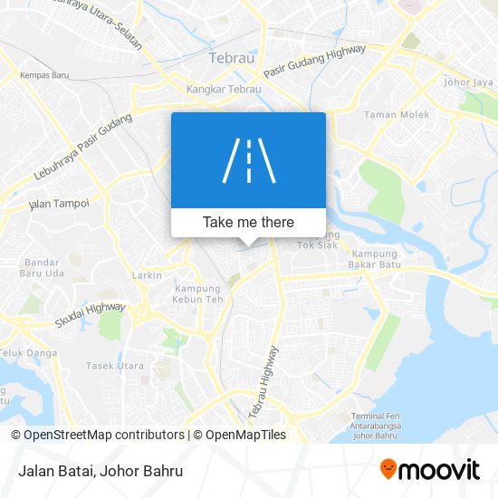 Jalan Batai map