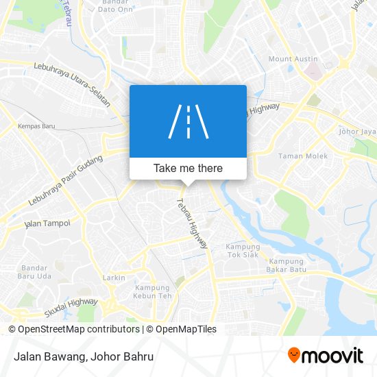 Jalan Bawang map