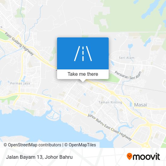 Jalan Bayam 13 map