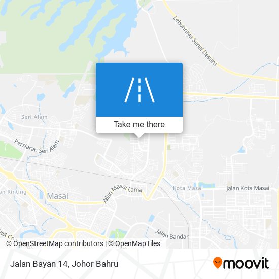 Jalan Bayan 14 map