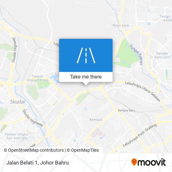 Jalan Belati 1 map