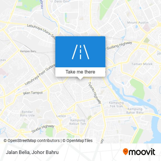 Jalan Belia map