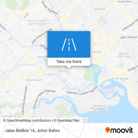 Jalan Belibis 16 map