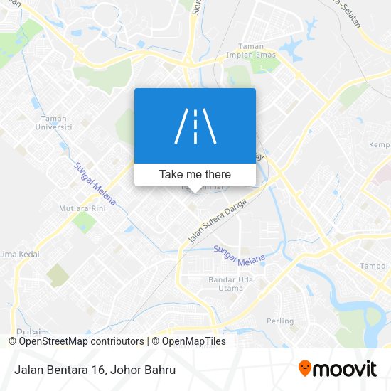 Jalan Bentara 16 map