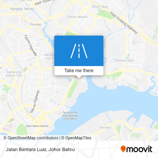Jalan Bentara Luar map