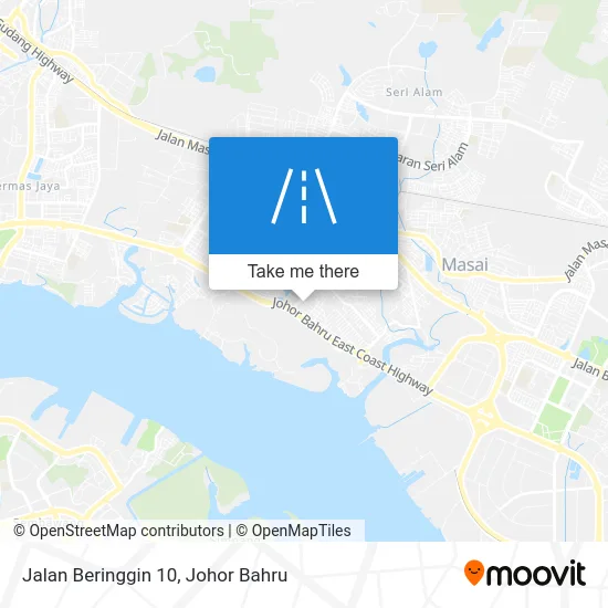 Jalan Beringgin 10 map