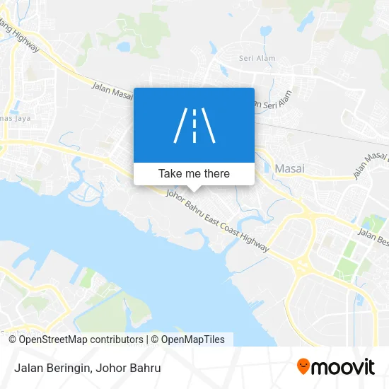 Jalan Beringin map