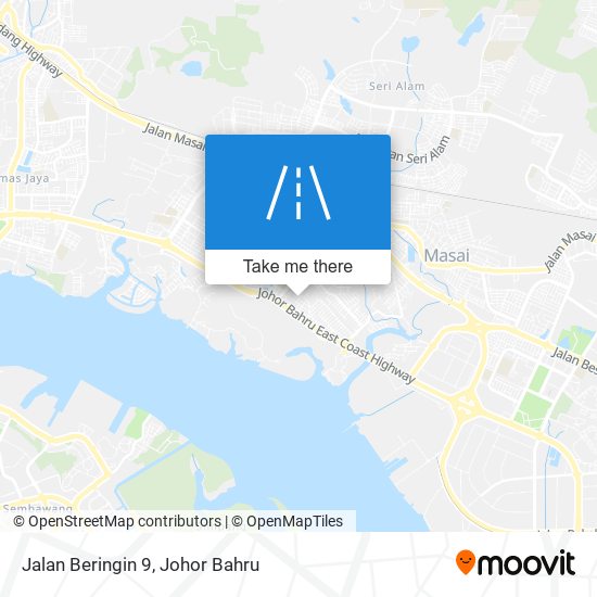 Jalan Beringin 9 map